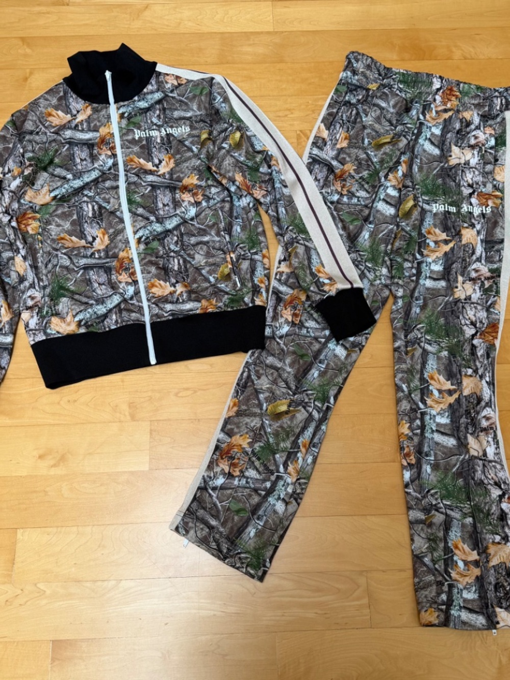 Palm Angels Streetwear 'Wood Camo' Unisex Tracksuit Size 'S'